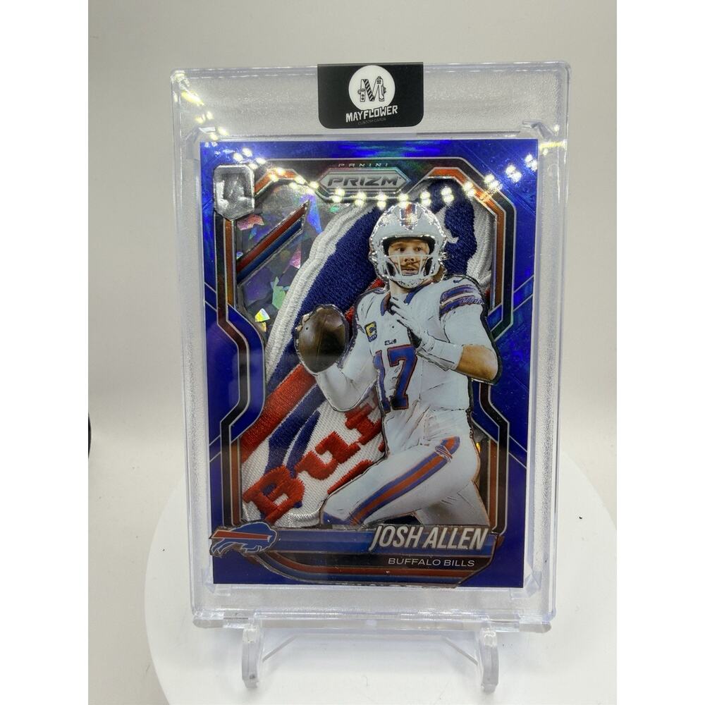 Art Card Josh Allen #17 Buffalo Bills Patch Made By Mayflower Custom Cards
